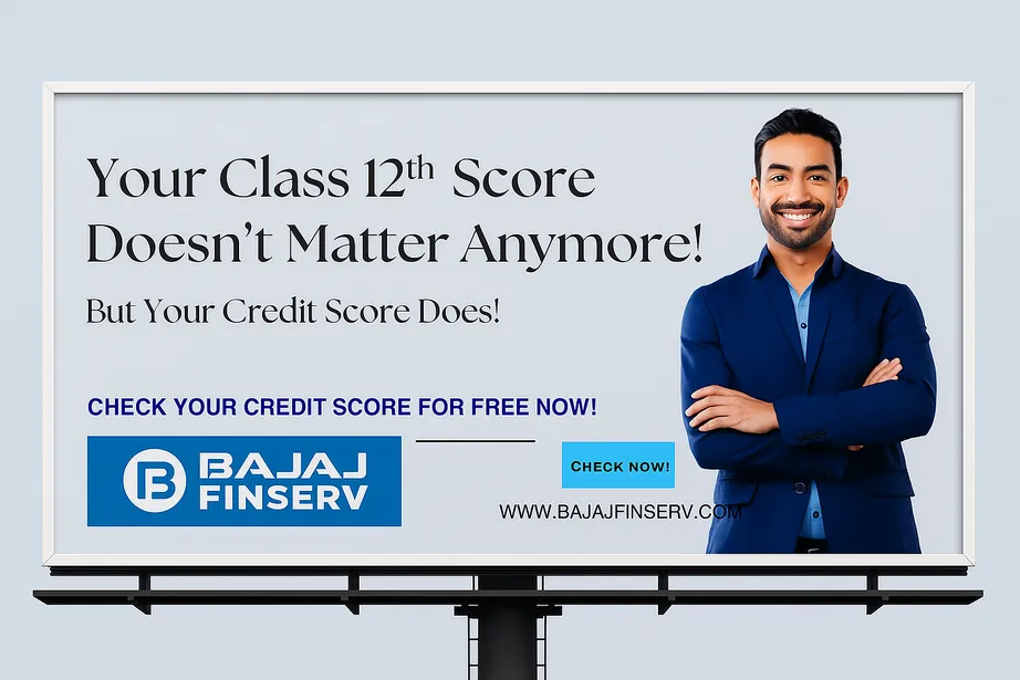 Credit score awareness billboard